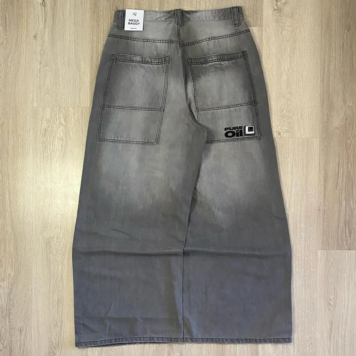 Y2K Cross Baggy Jeans