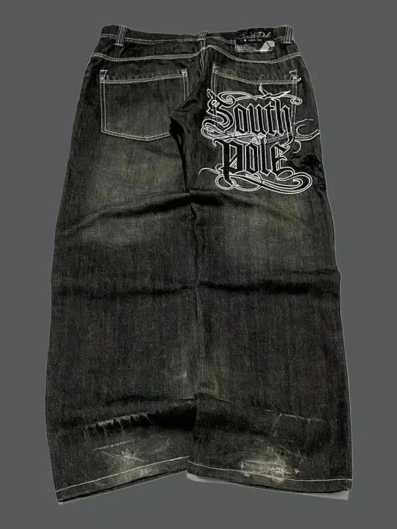 Y2K Cross Baggy Jeans