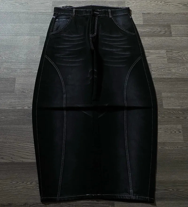 Y2K Cross Baggy Jeans