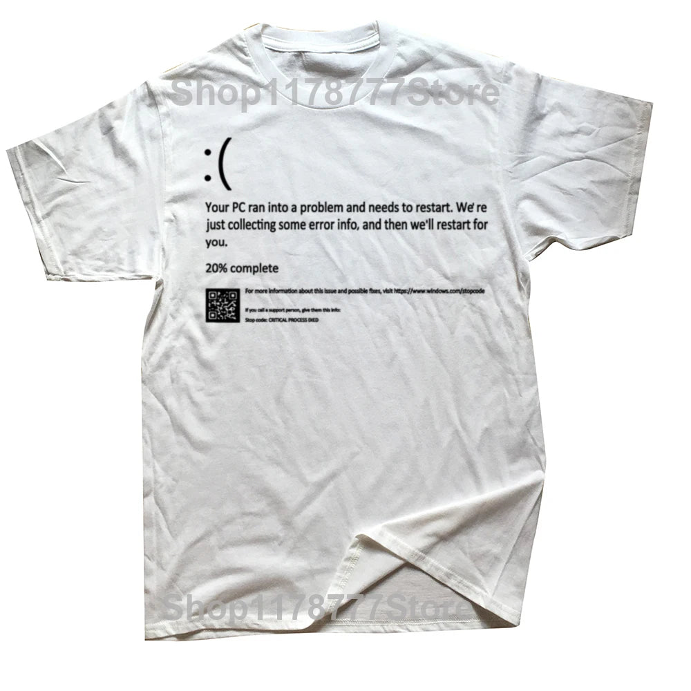 Blue Screen of Death T-shirt