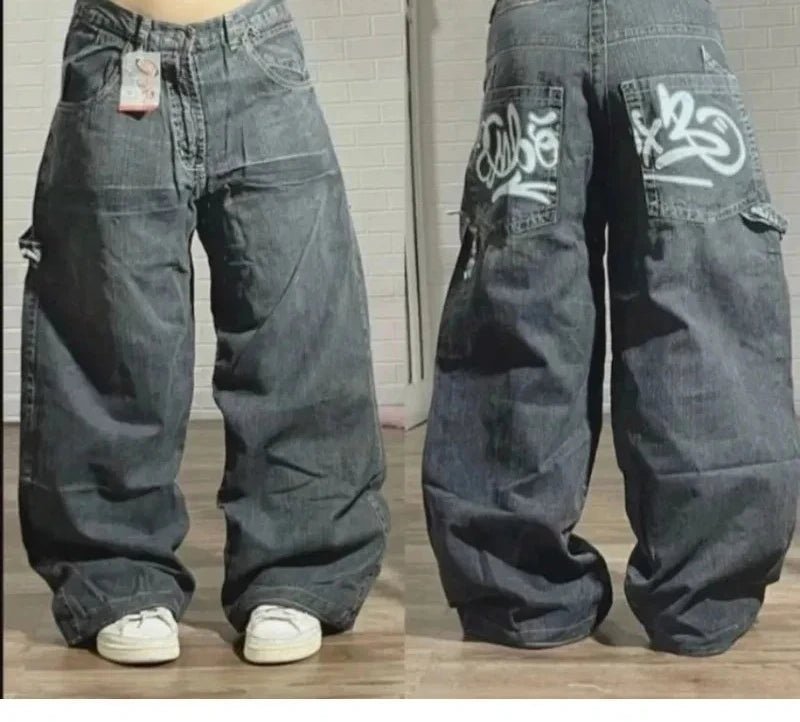 Y2k streetwear 23 baggy jeans