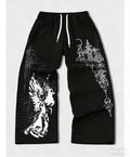 Y2K Gothic Angel baggy pants