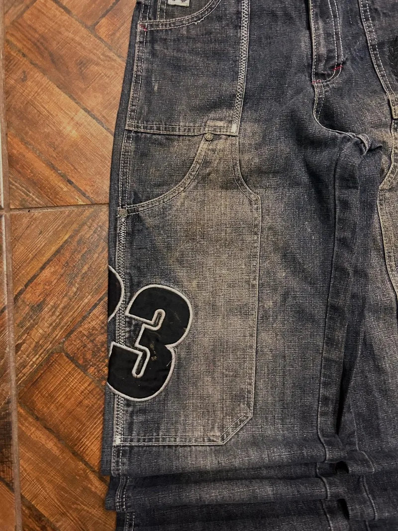 Y2k streetwear 23 baggy jeans